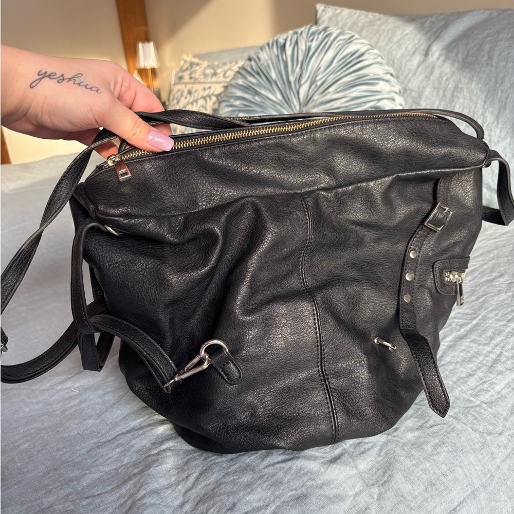 Faux Leather Purse/Backpack